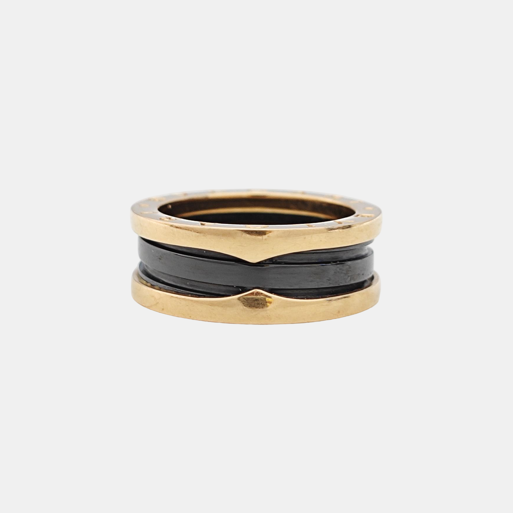 B.ZERO1 18k Rose Gold Ring EU 56