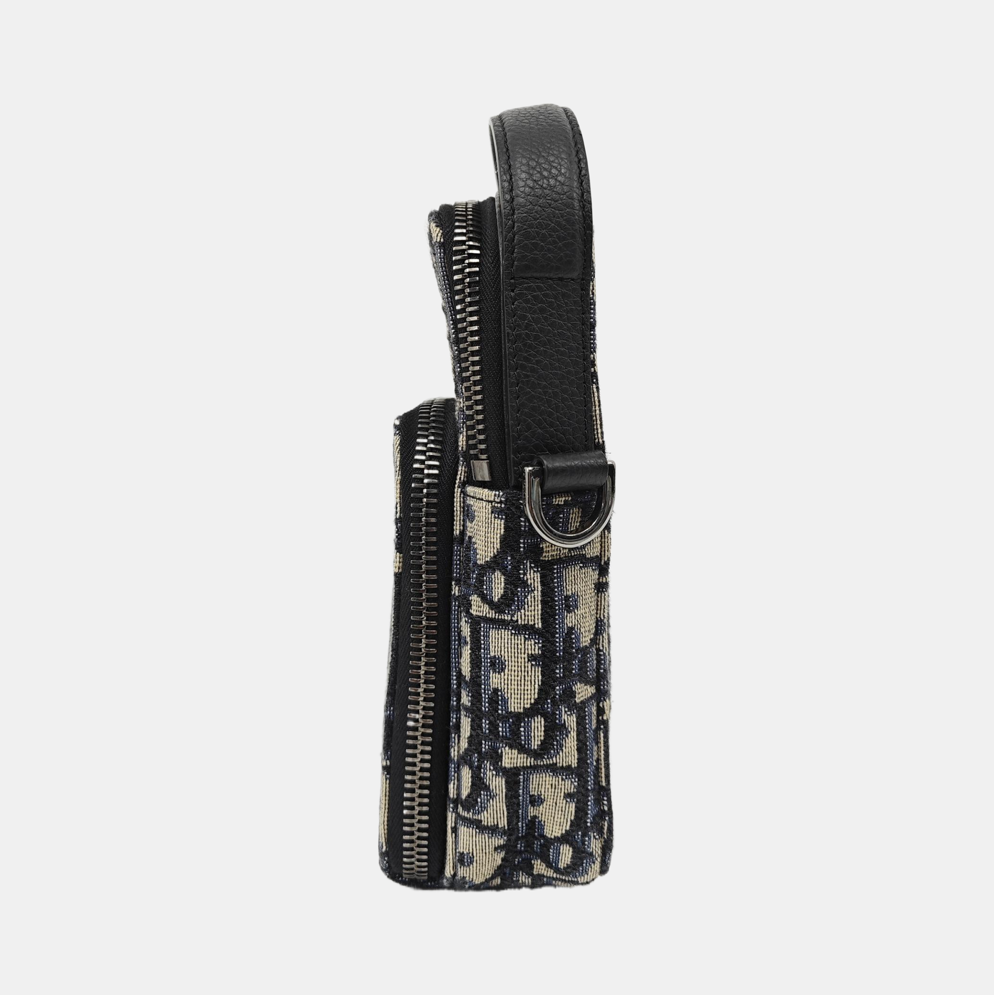 Fabric Shoulder Bag Super Mini Black