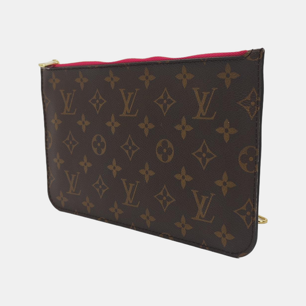 NEVERFULL PM Monogram Coated Canvas Brown
