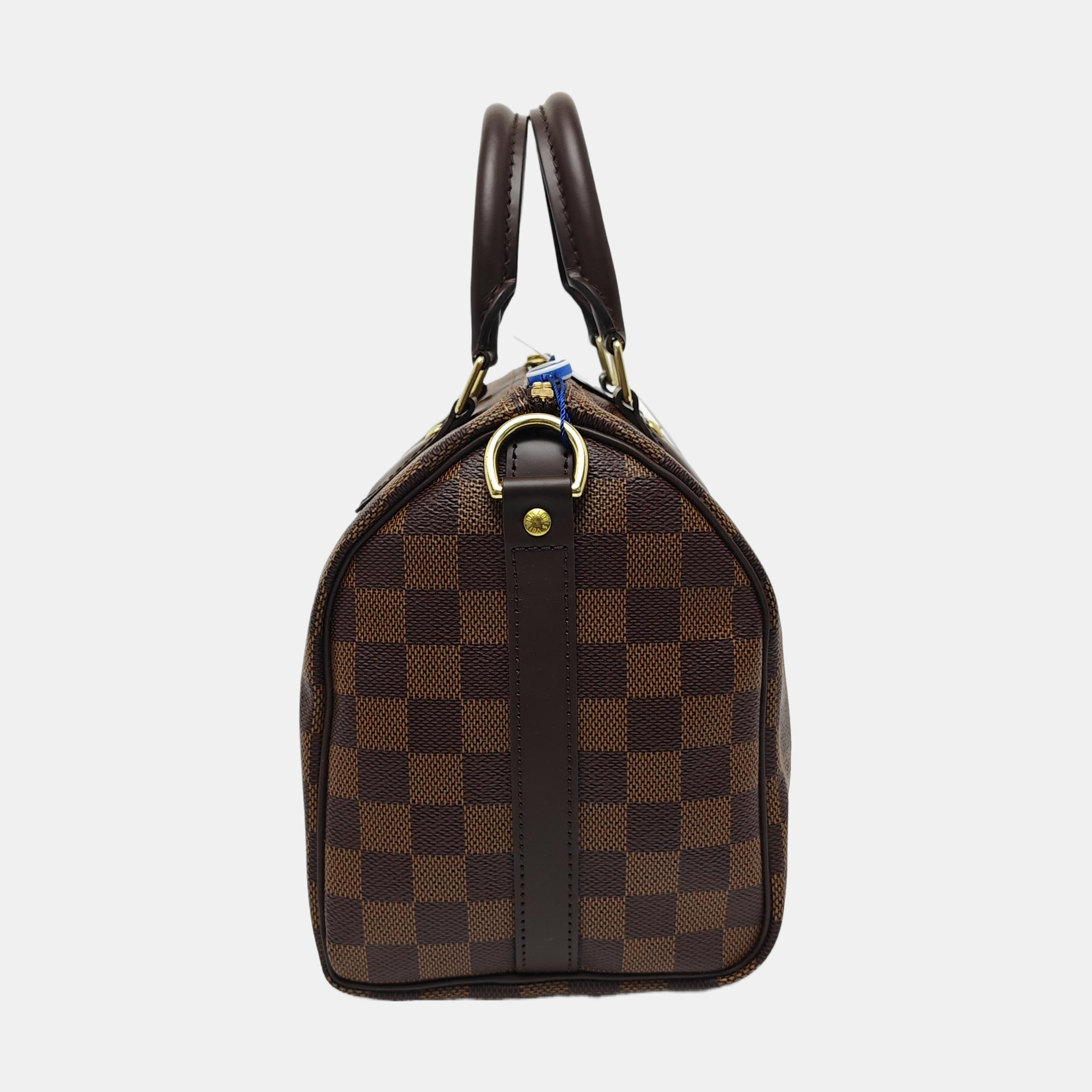 SPEEDY 25 Damier Ebene Coated Canvas Brown