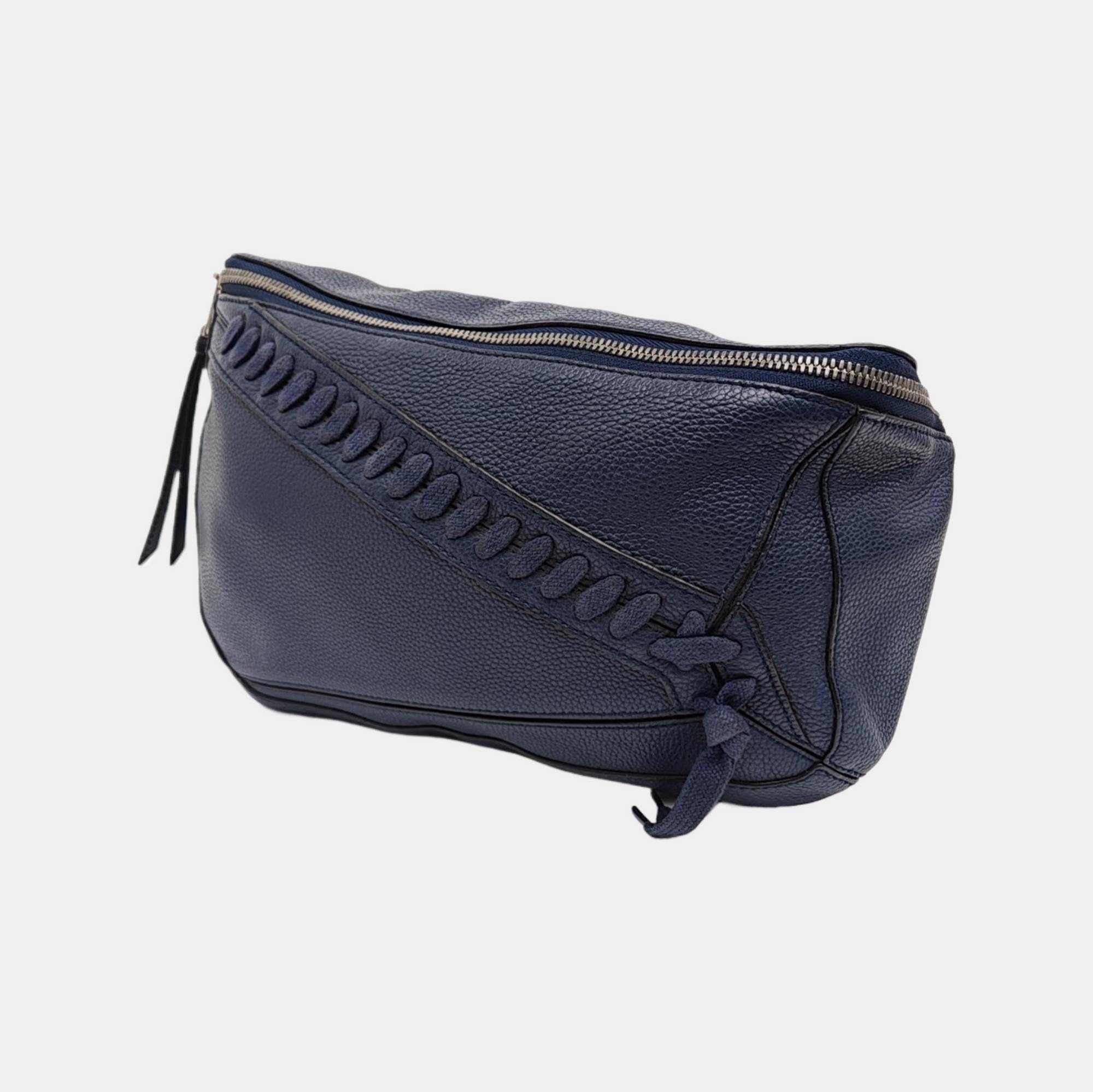Calfskin Shoulder Bag Blue