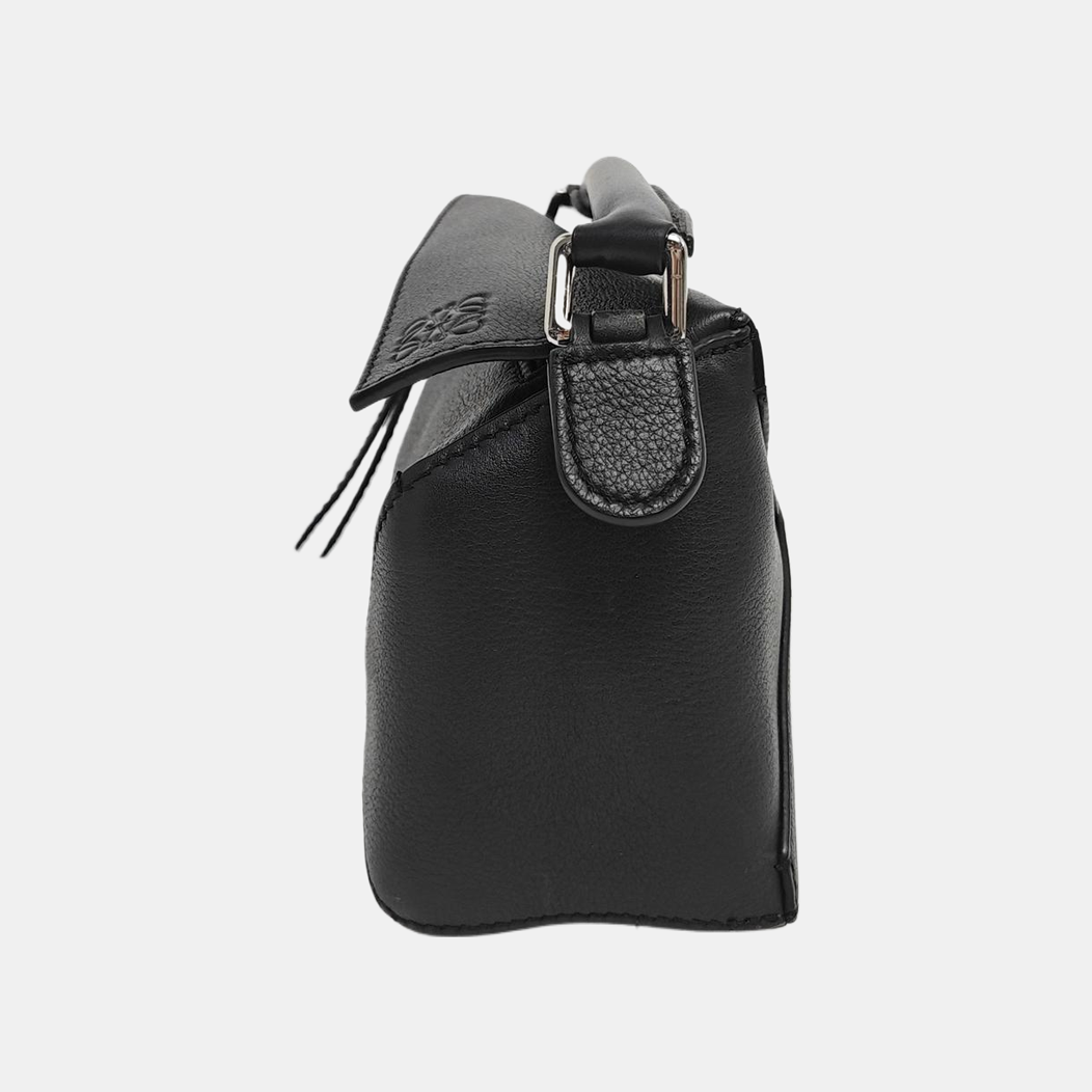Authenticated pre-owned  Puzzle Mini Calfskin Black - Shoulder Bag at Looply