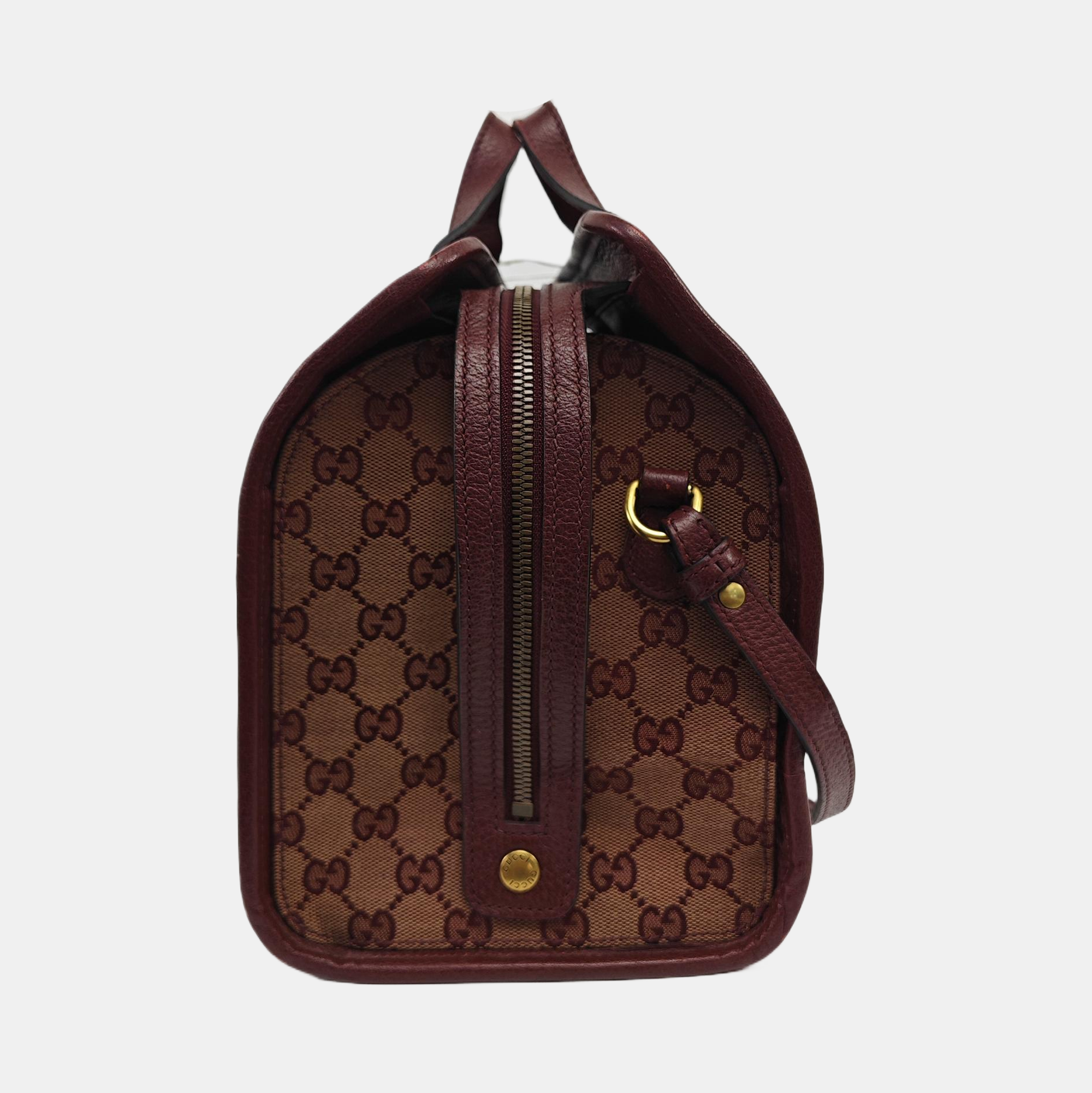 Monogram Canvas Shoulder Bag Red