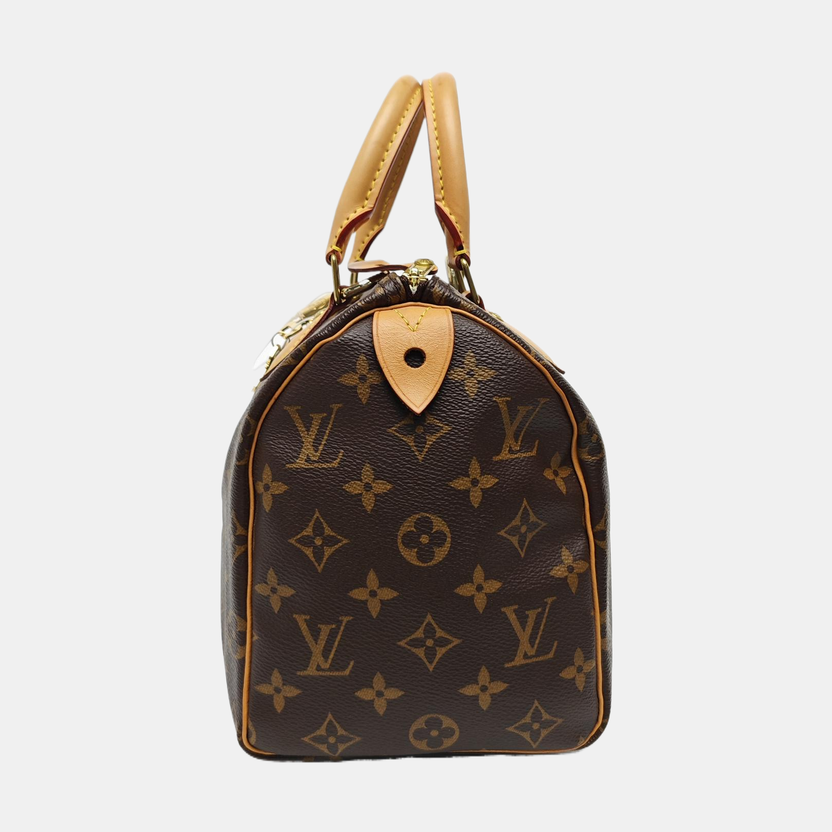 SPEEDY 25 Monogram Coated Canvas Brown