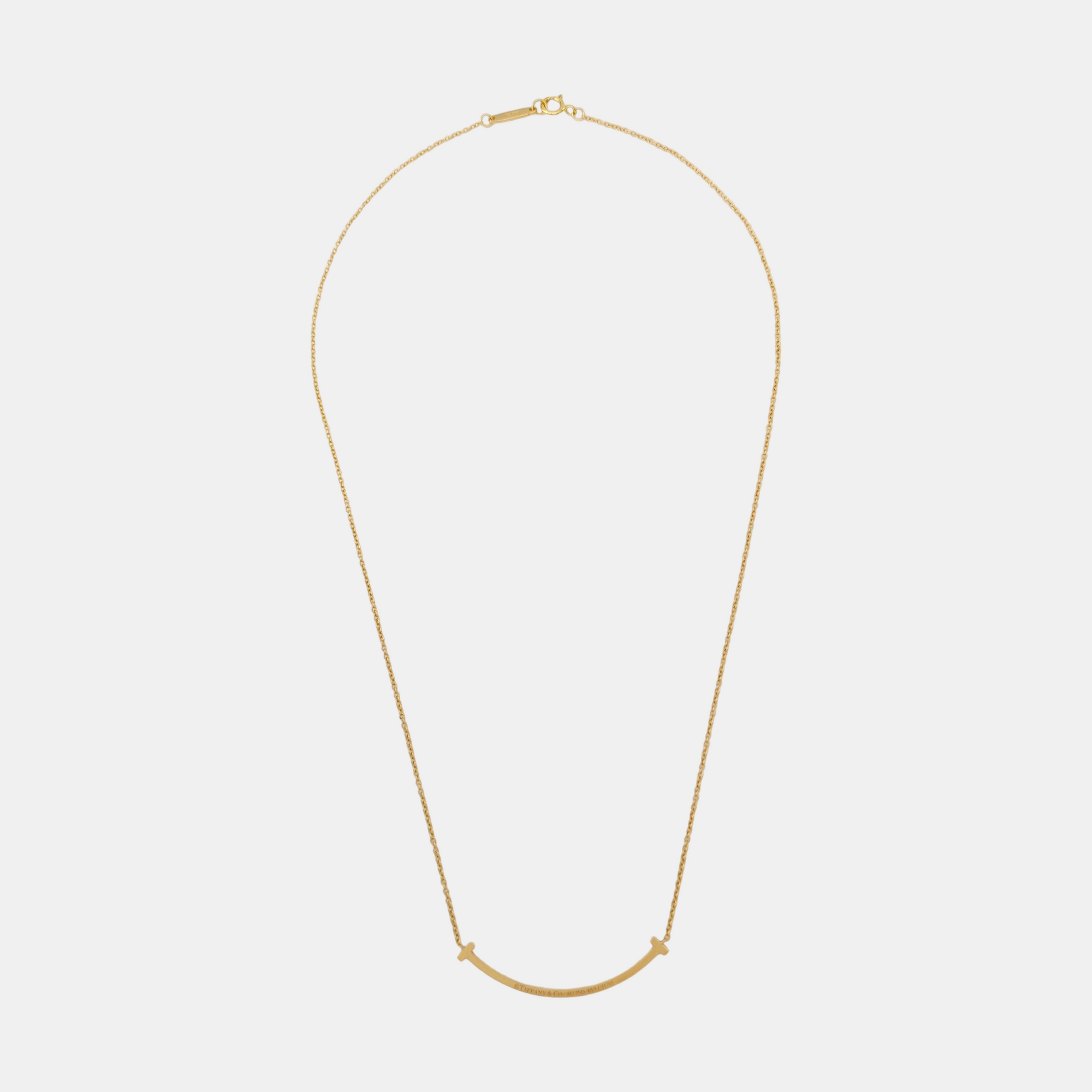 Tiffany T 18k Rose Gold Necklace