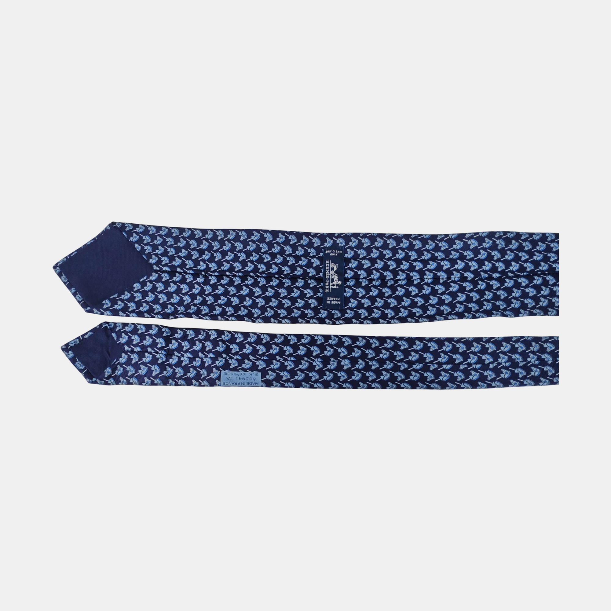 Mulberry Silk Tie Blue