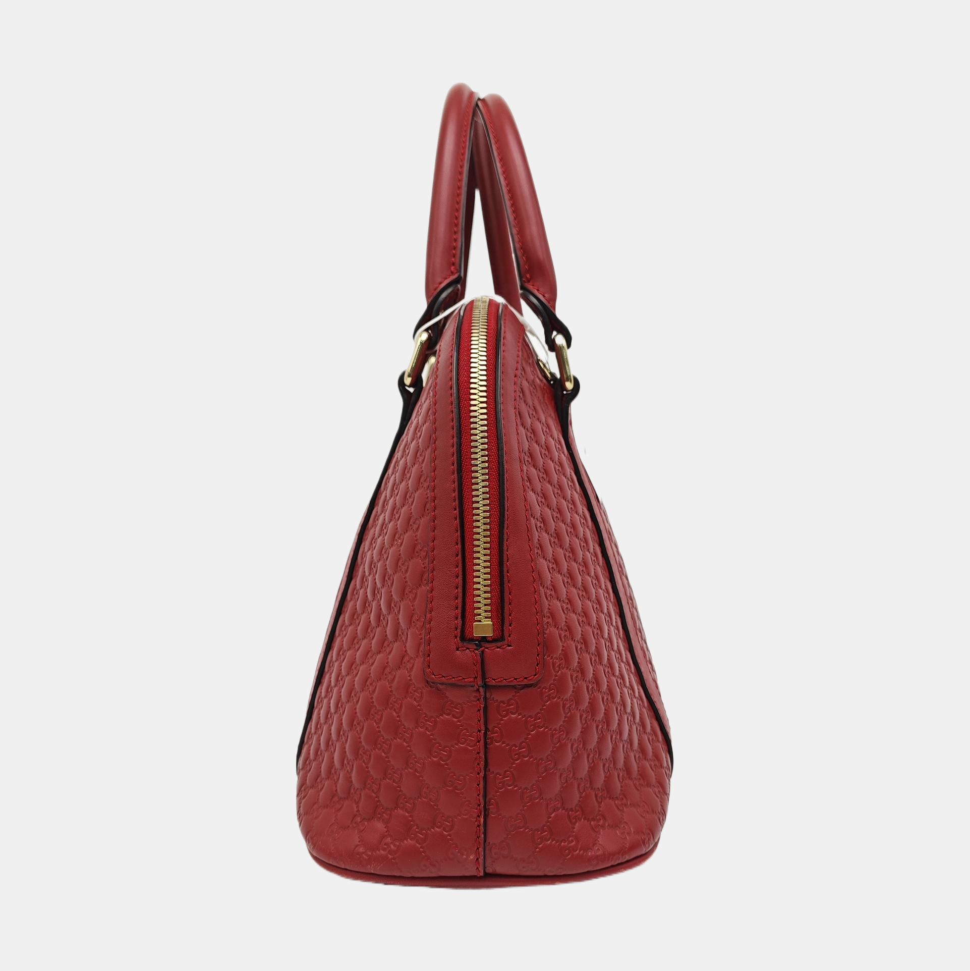 Microguccissima Monogram Calfskin Red