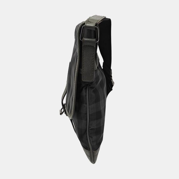 Fabric Shoulder Bag Gray