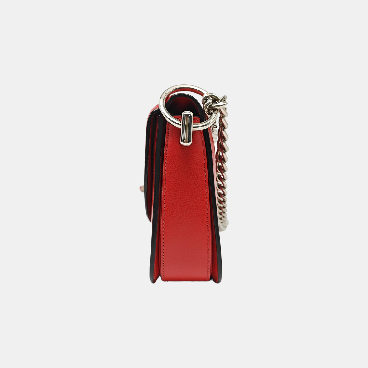 Calfskin Shoulder Bag Red