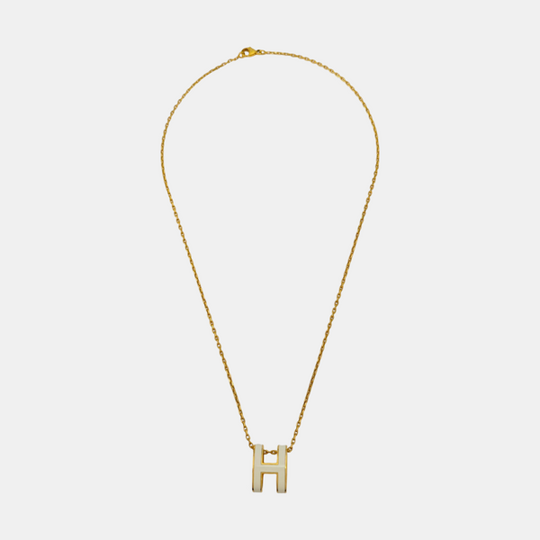 Pop H Metal Gold Necklace