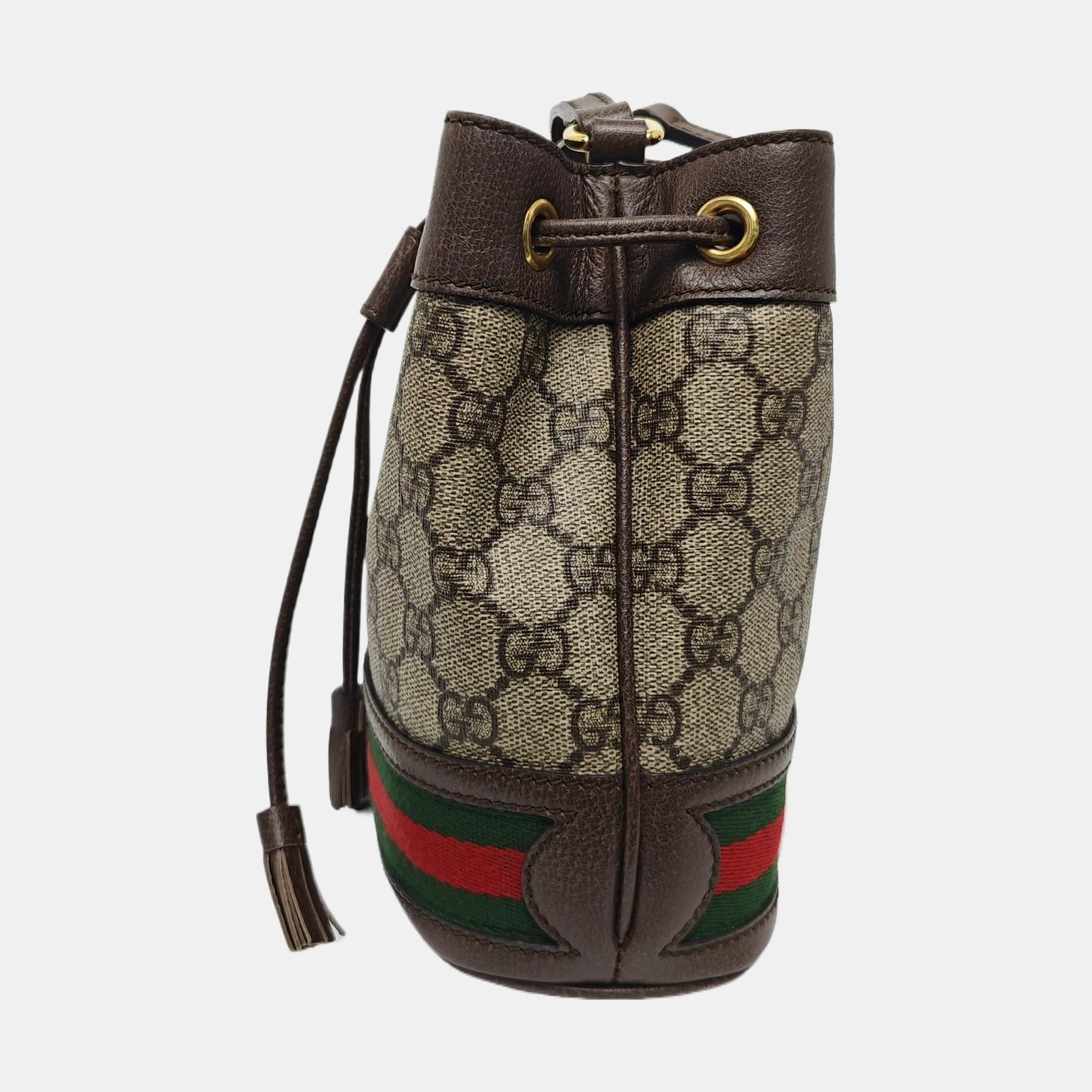 Ophidia Mini Monogram Coated Canvas Beige