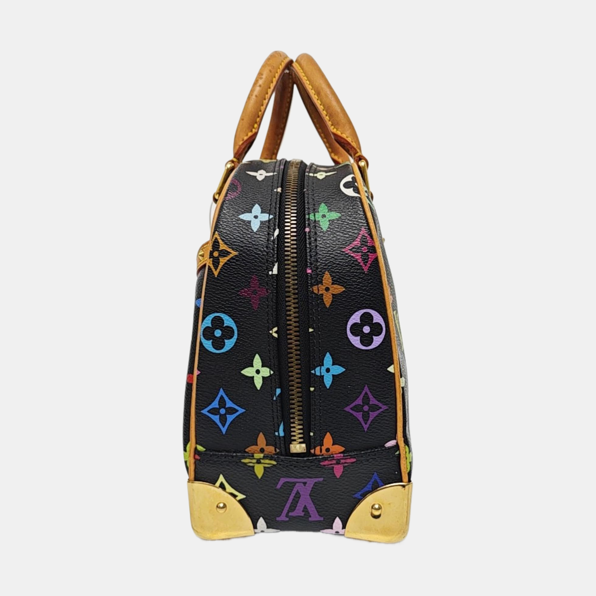 LV × TM DEAUVILLE Monogram Coated Canvas Black