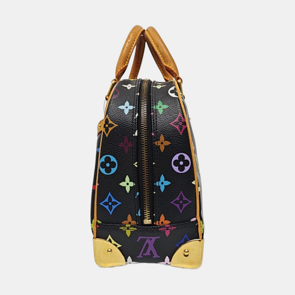 LV × TM DEAUVILLE Monogram Coated Canvas Black