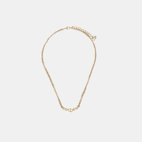 Petit CD Metal Gold Necklace