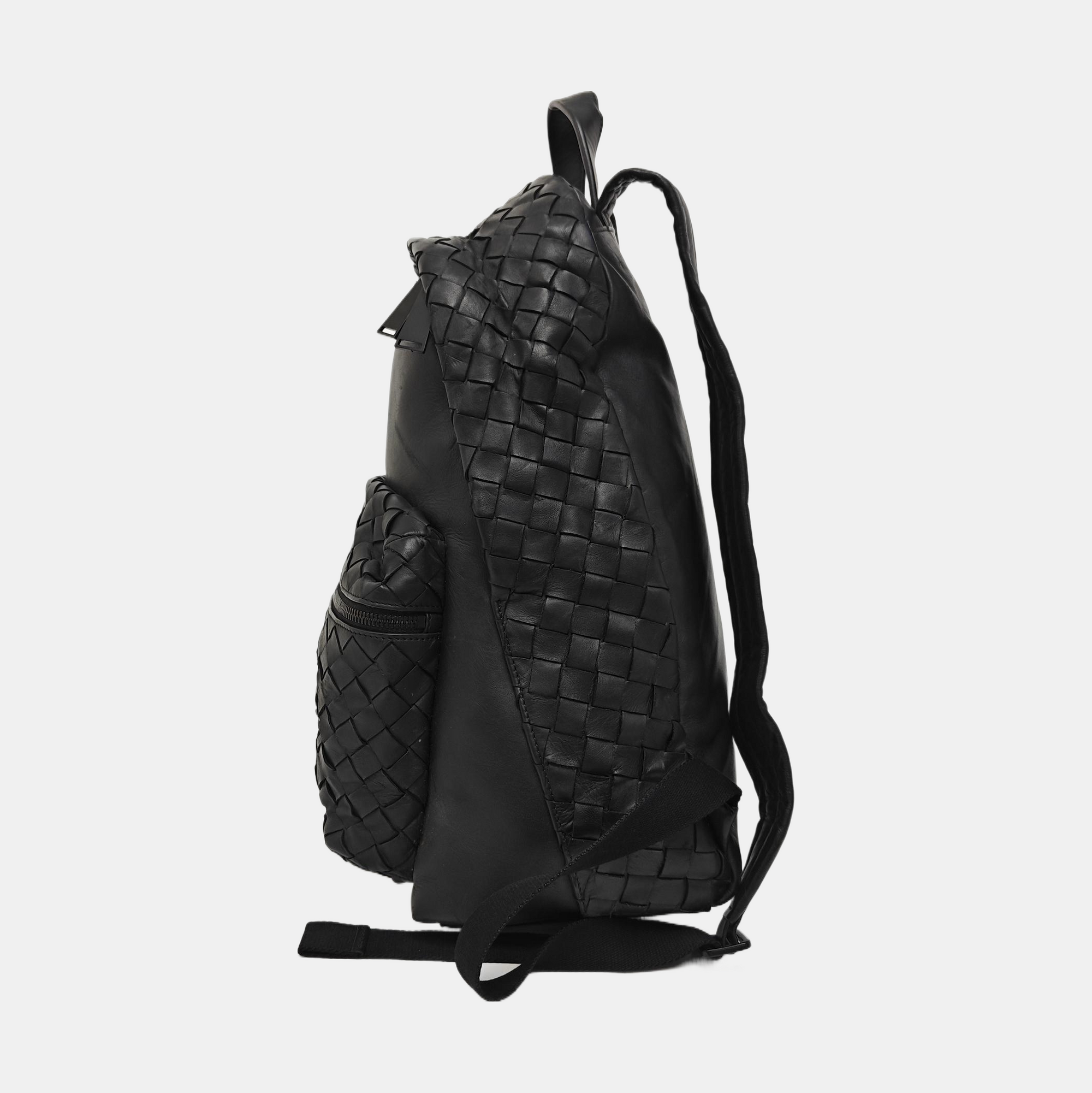 Calfskin Backpack Medium Black