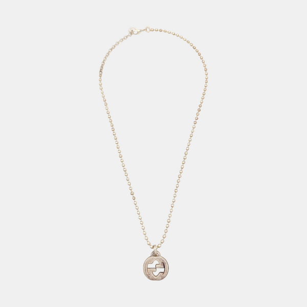 Interlocking G 925 Sterling Silver Necklace