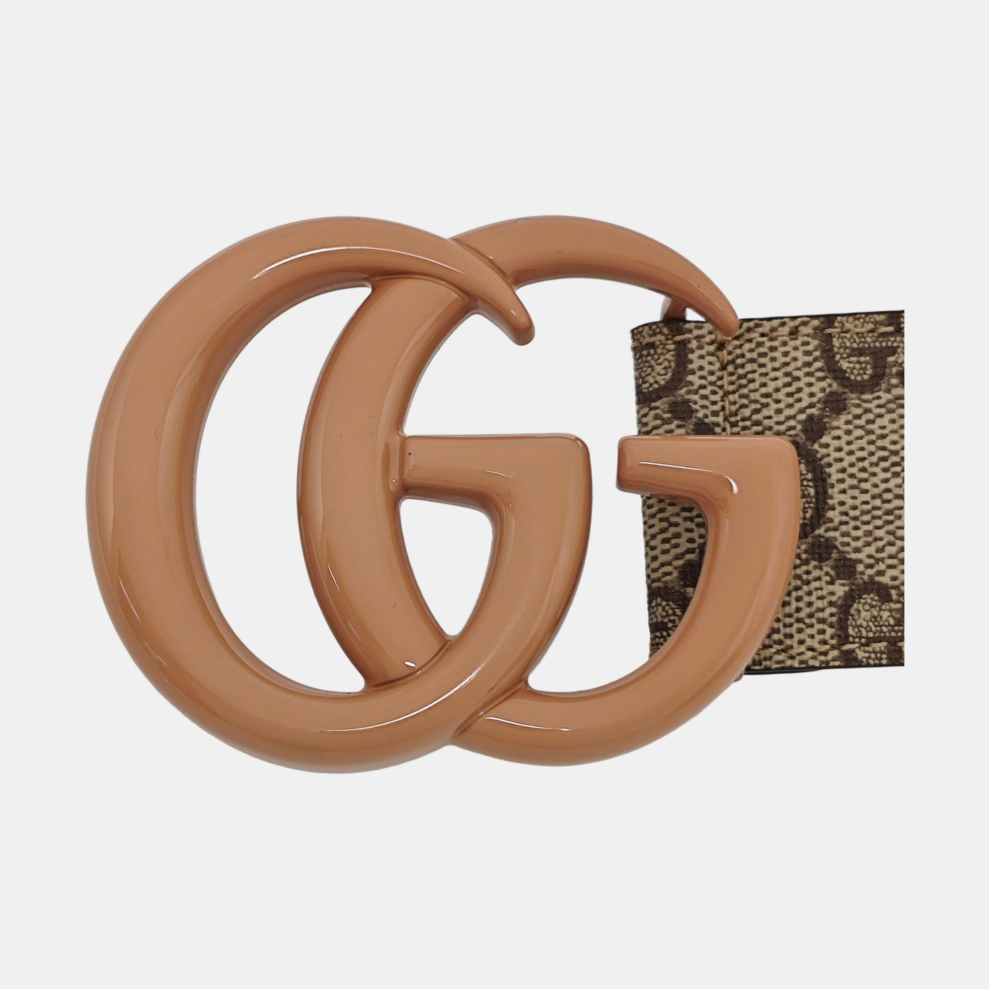 Leather Belt Beige