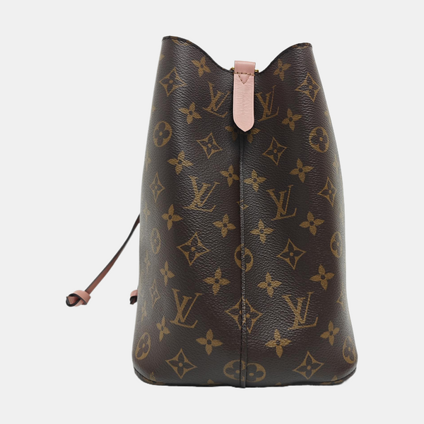 NÉONOÉ MM Monogram Coated Canvas Brown