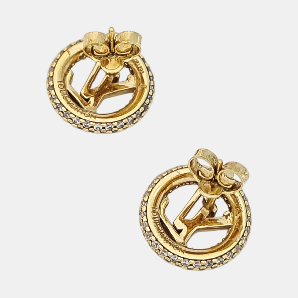 Metal Gold Stud Earrings