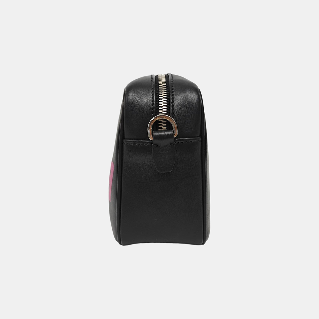 Calfskin Shoulder Bag Black