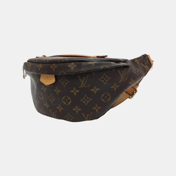 BUMBAG Monogram Coated Canvas Brown