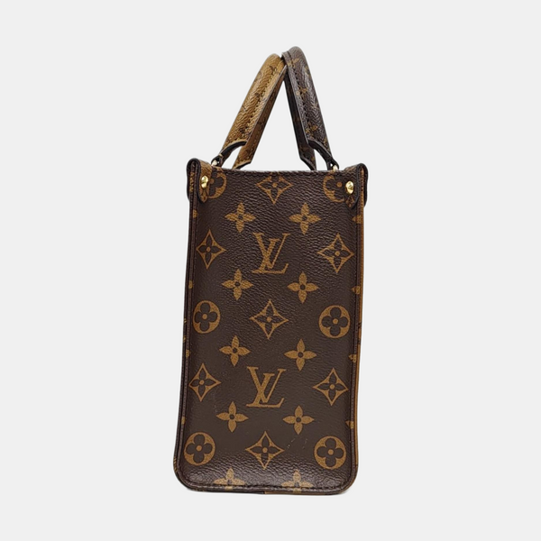 ONTHEGO PM Monogram Coated Canvas Brown