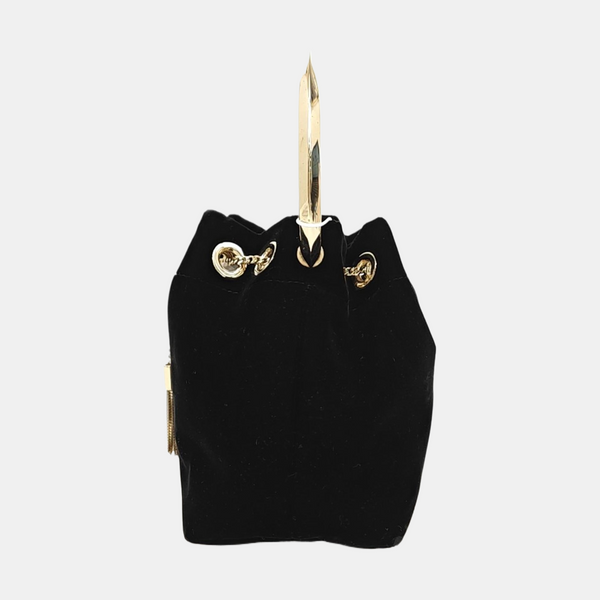 Suede Shoulder Bag Black