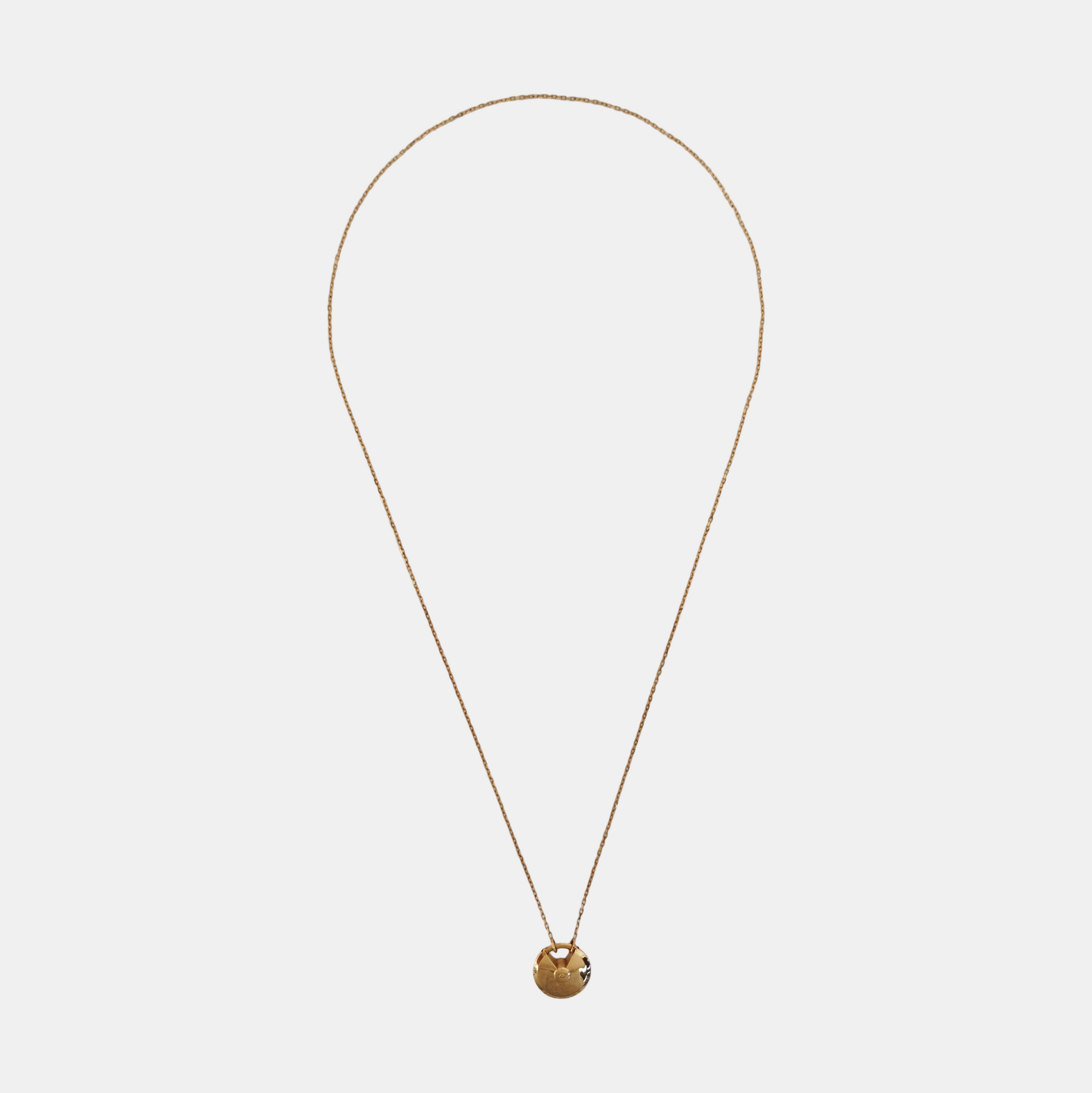 AMULETTE DE CARTIER 18k Rose Gold Necklace