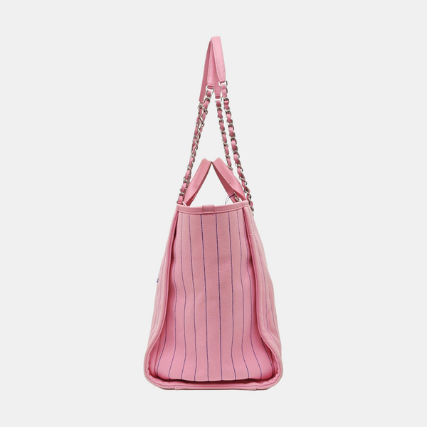 DEAUVILLE Large Quilted Canvas Pink