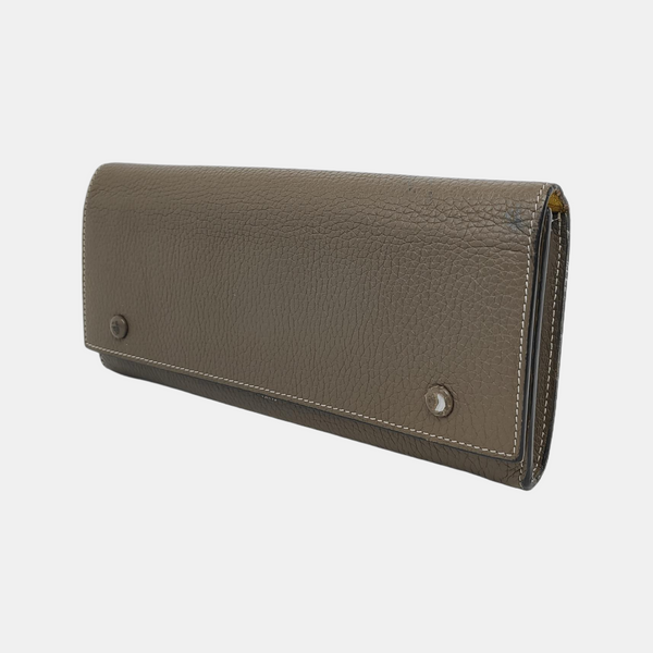 Calfskin Gray Wallet