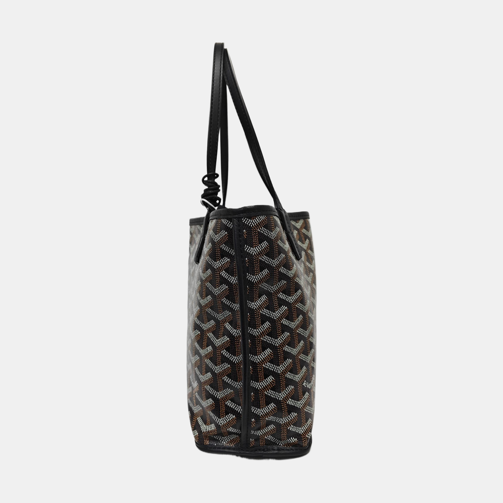 Anjou Mini Coated Canvas Black
