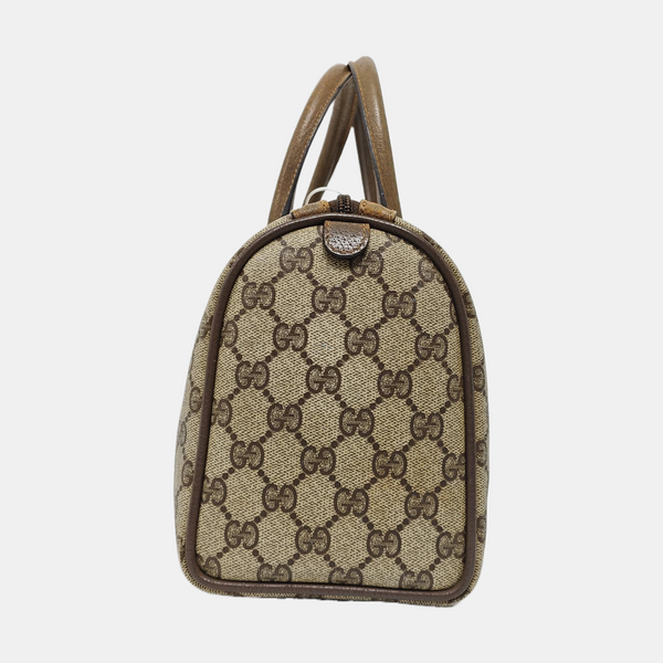 Monogram Coated Canvas Top Handle Bag Beige