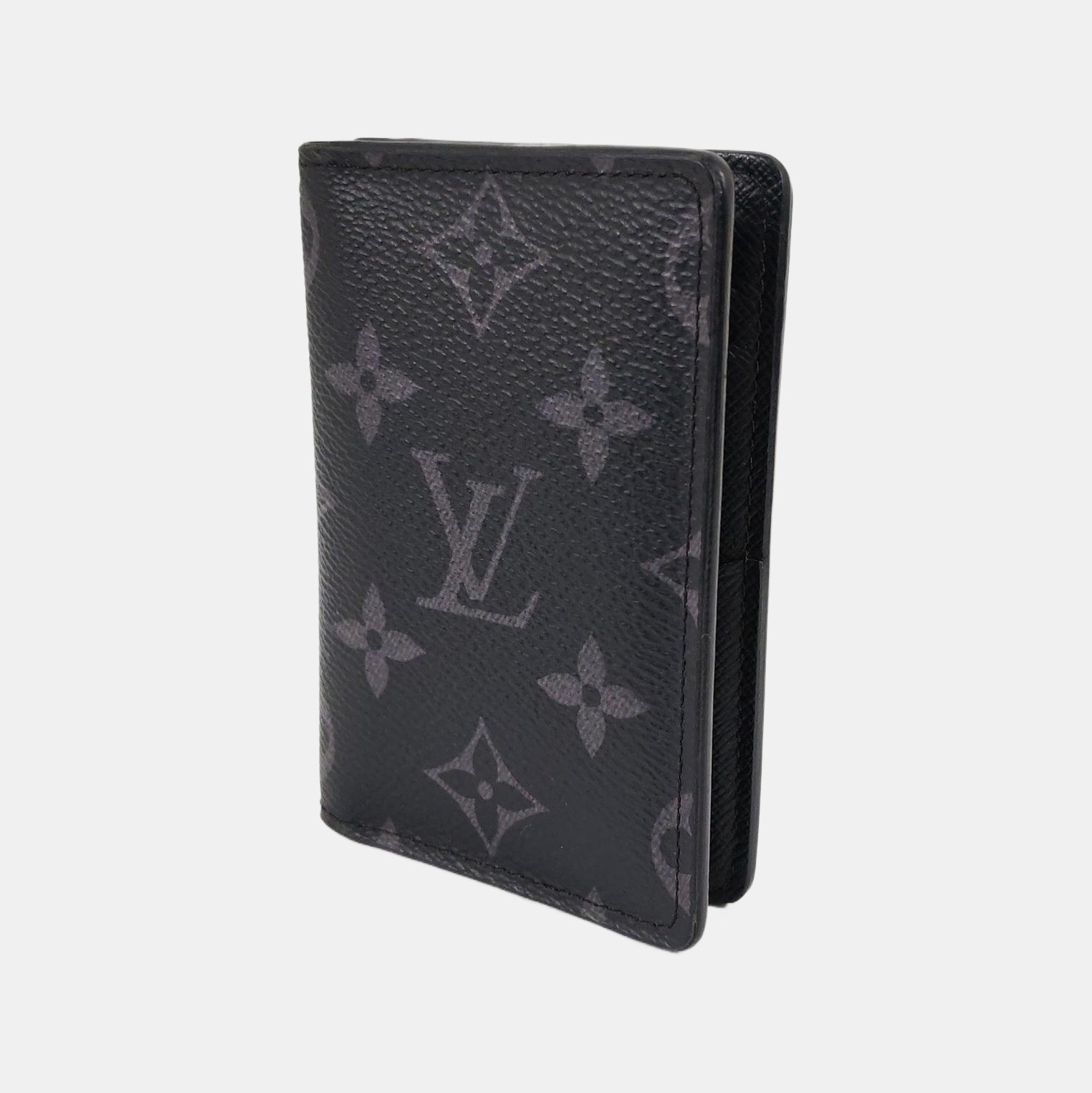Monogram Coated Canvas Wallet Mini Black
