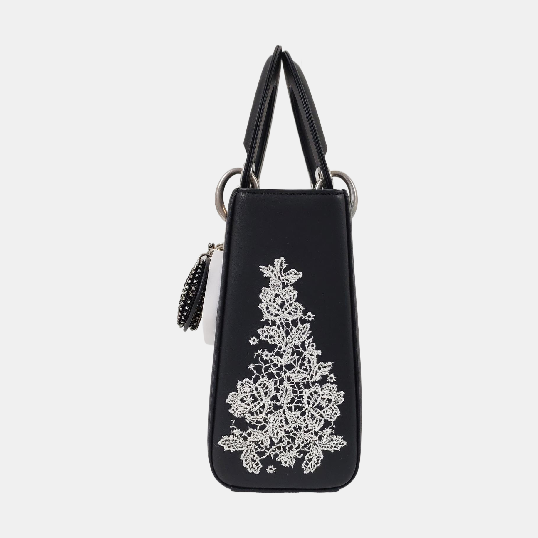 Lady Dior Small Quilted Calfskin Black
