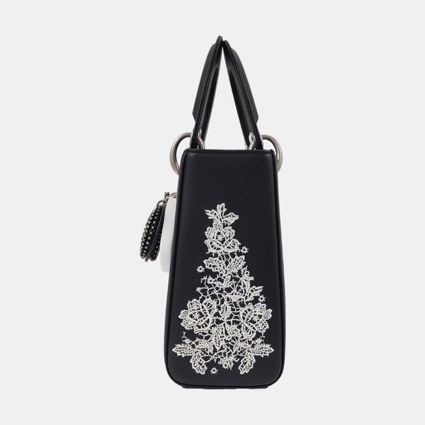 Lady Dior Small Quilted Calfskin Black