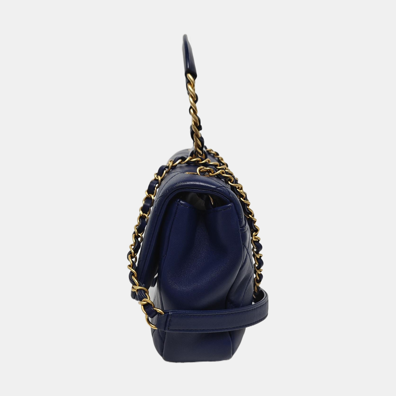 IN THE LOOP Quilted Lambskin Blue