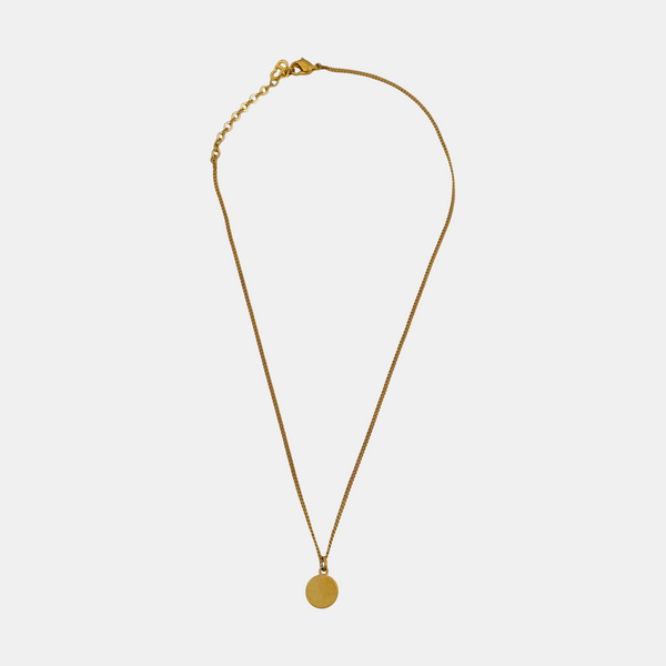 Dior Oblique Metal Gold Necklace