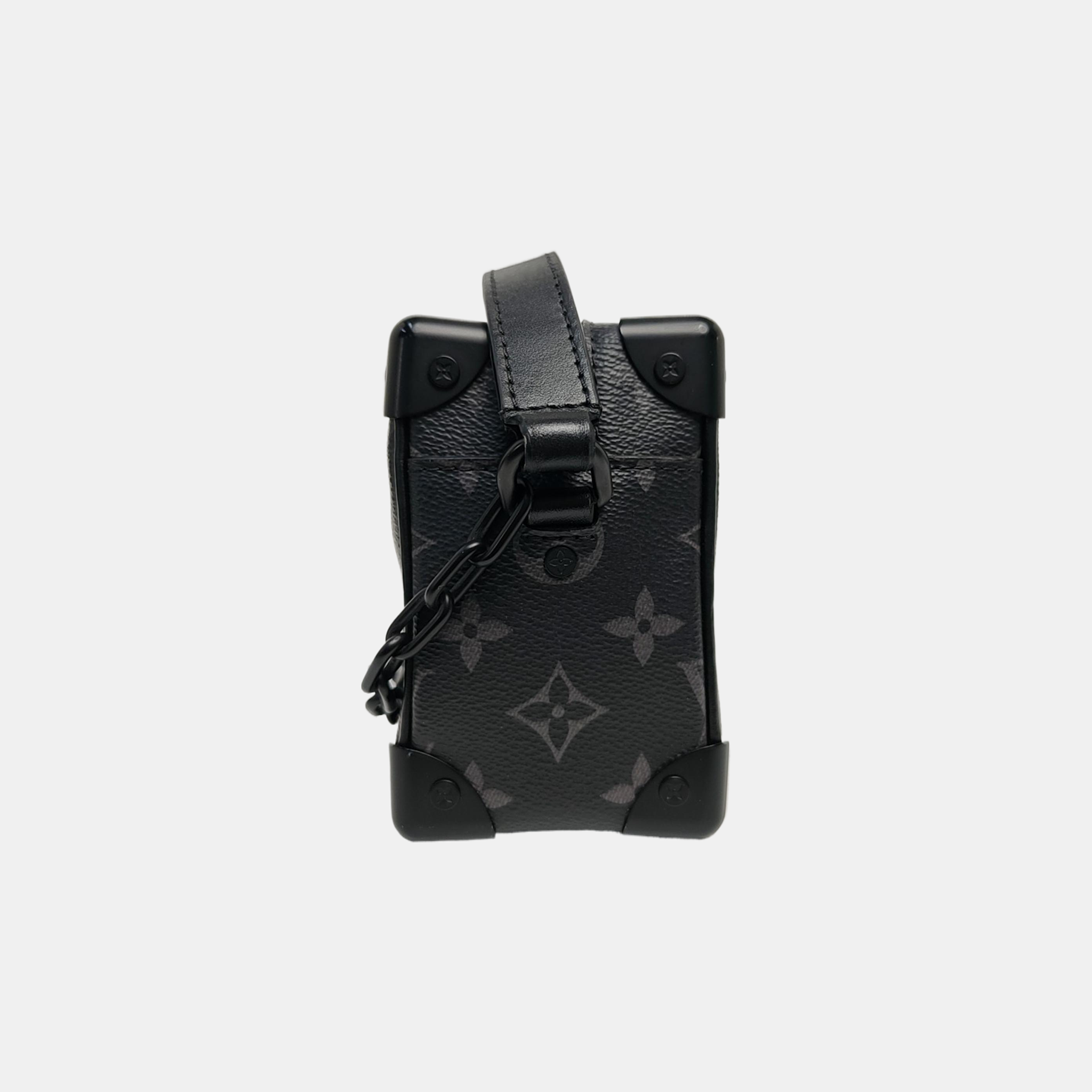 SOFT TRUNK Mini Monogram Coated Canvas Black