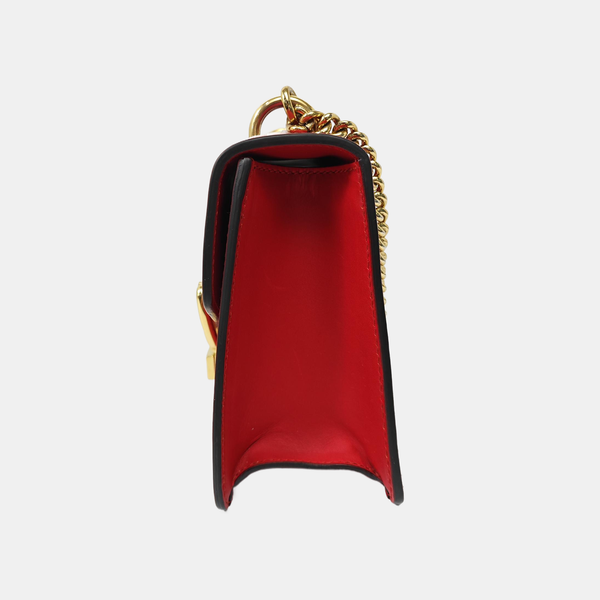 Sylvie Mini Calfskin Red