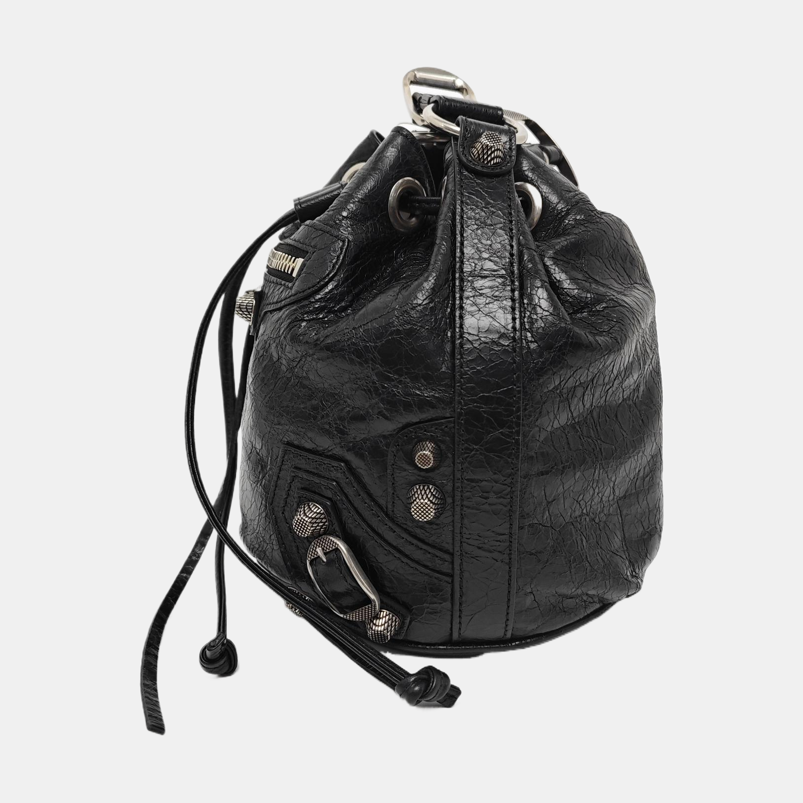 Le Cagole S Lambskin Black