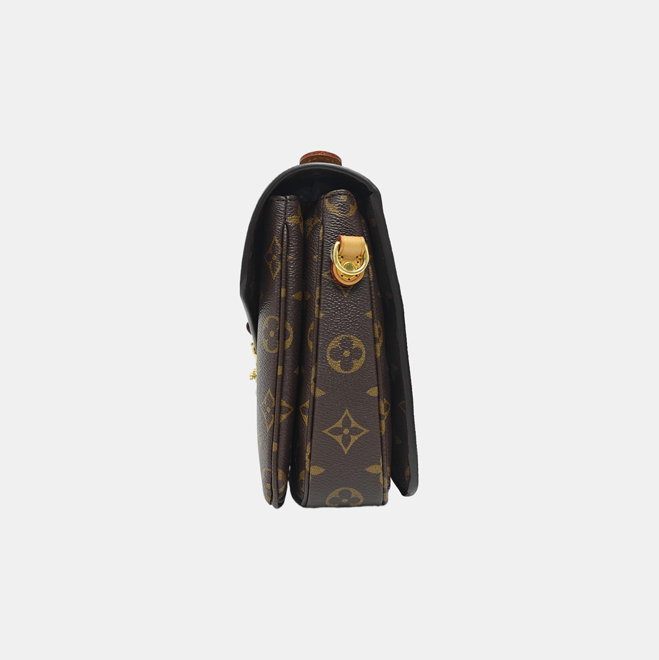 MÉTIS MM Monogram Coated Canvas Brown