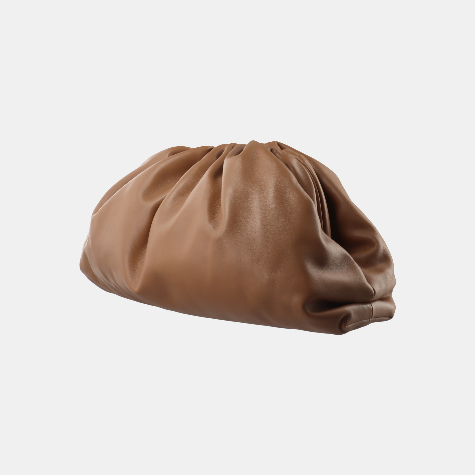 Authenticated pre-owned  The Pouch Calfskin Brown - Clutch at Looply