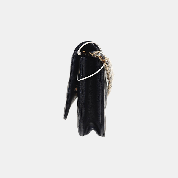 WOC Quilted Grained Calfskin Black