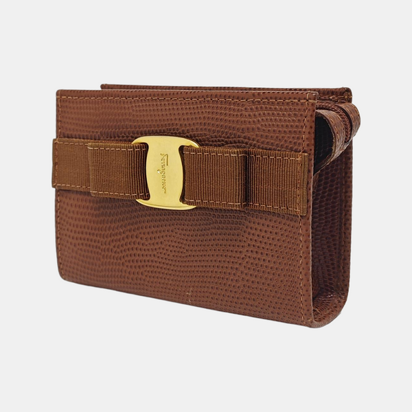 Vara Calfskin Brown Coin Purse