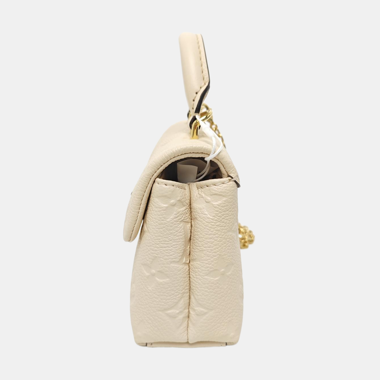 NANO MADELEINE Nano Monogram Calfskin Beige