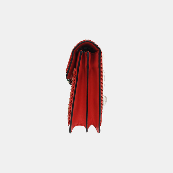 SERPENTI FOREVER Medium Calfskin Red