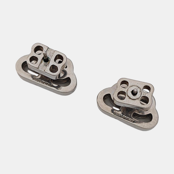 Metal Silver Stud Earrings
