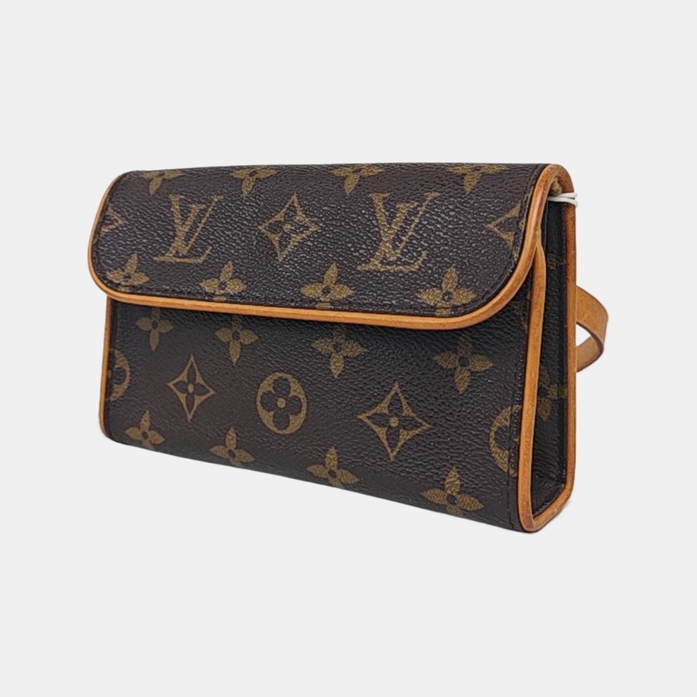 FLORENTINE Monogram Coated Canvas Brown