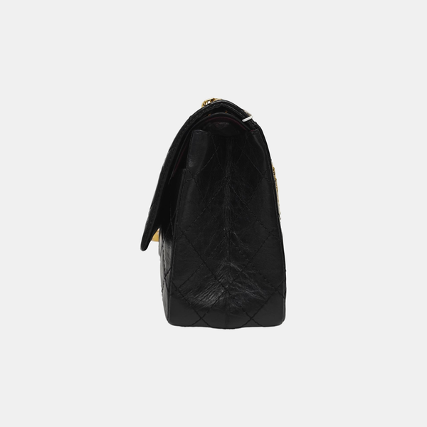 2.55 227 (jumbo) Quilted Calfskin Black