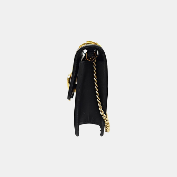 Sylvie Super Mini Calfskin Black